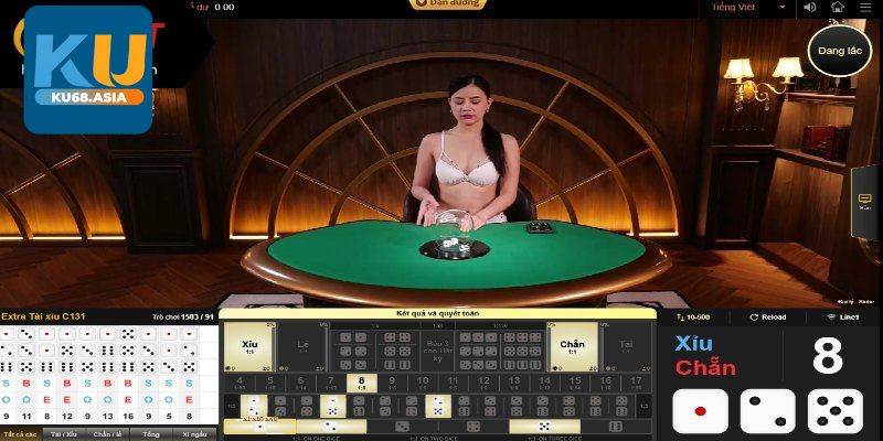 Cách chơi Tài Xỉu Ku68 dễ thắng là không đặt cửa nhiều hơn một lần